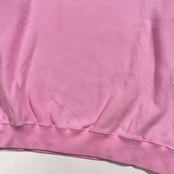 SINA COVA シナコバ BIGワッペン付き ハーフジップ コットンニット 畦編み トレーナー シャツ サイズ LL /ピンク/メンズ/日本製/マリン