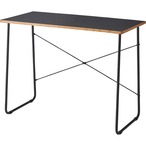 デスク 机 テーブル つくえ シンプル おしゃれ モノトーン すっきり 在宅ワーク 仕事用 作業用 勉強机 白 黒 ホワイト ブラック 幅100cm