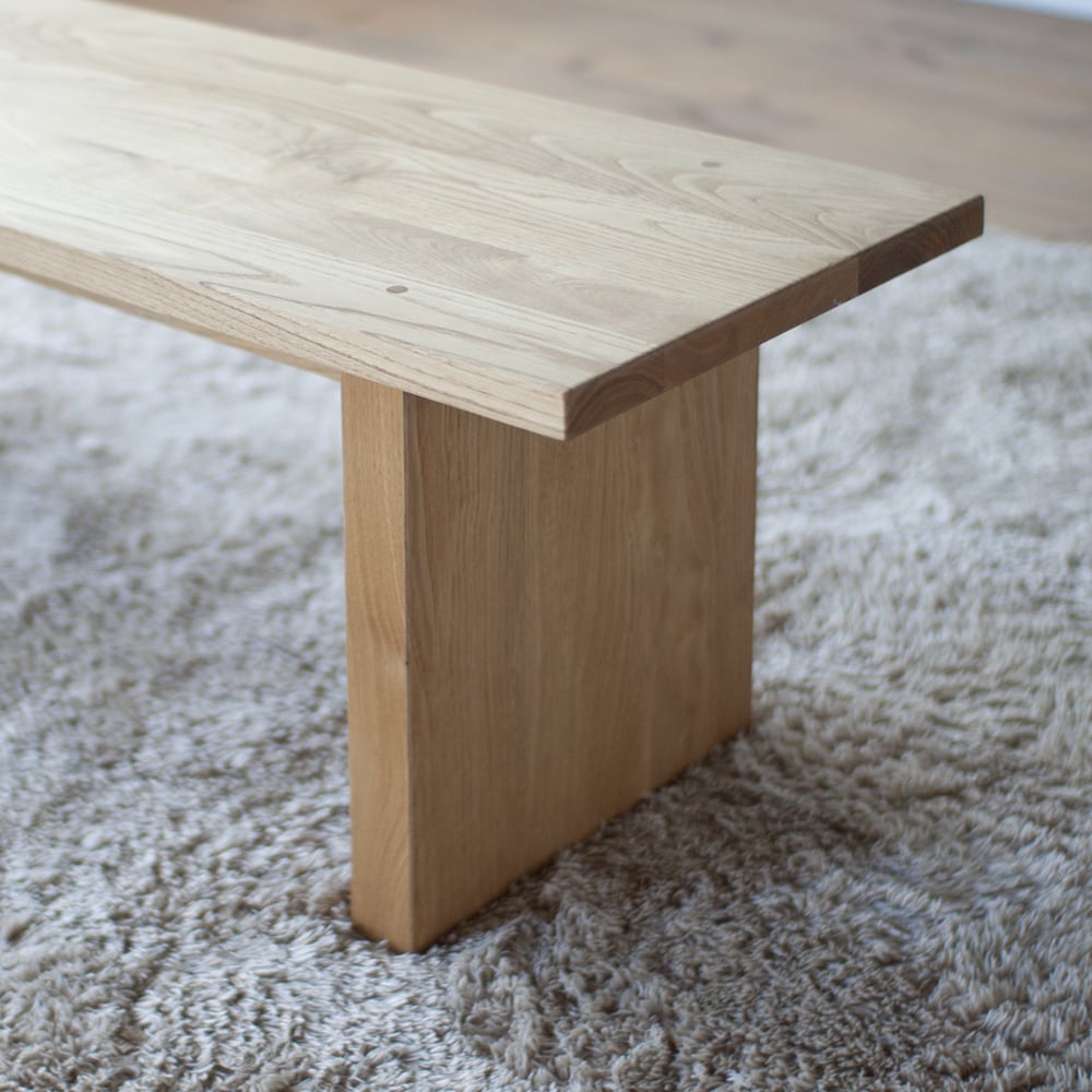 栗のベンチ78　しょうちゃん❕いい栗の耳付き一枚板で杢目が綺麗ですよ くりの突板ベンチ（幅100cm・国産栗突板材）カラーお選び頂けます