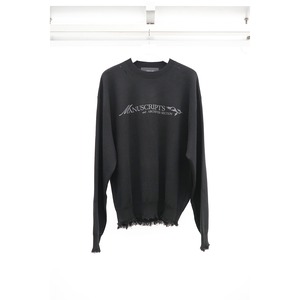 [ Professor.E ](プロフェッサーイー) 24FW-PE-KT-02 FRAYED KNIT
