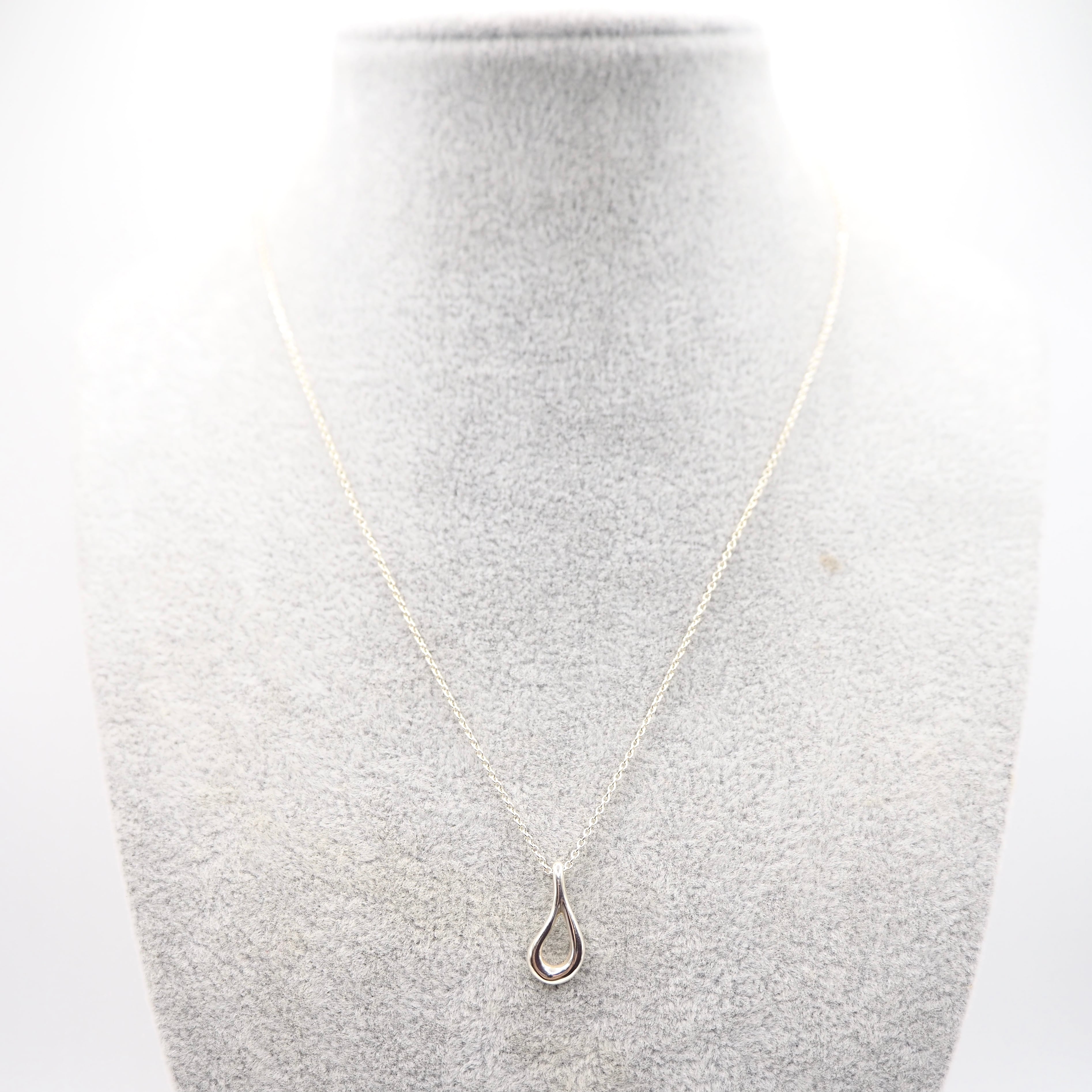 Tiffany&Co. オープンティアドロップ ネックレス シルバー925
