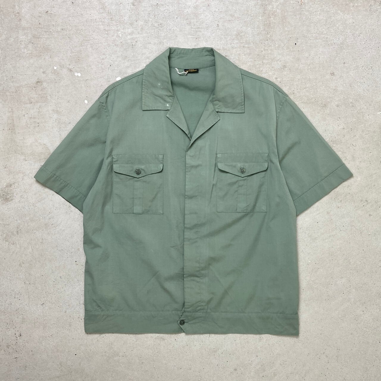 ヴィンテージ ユーロ 半袖ワークシャツ メンズM相当 古着 VINTAGE