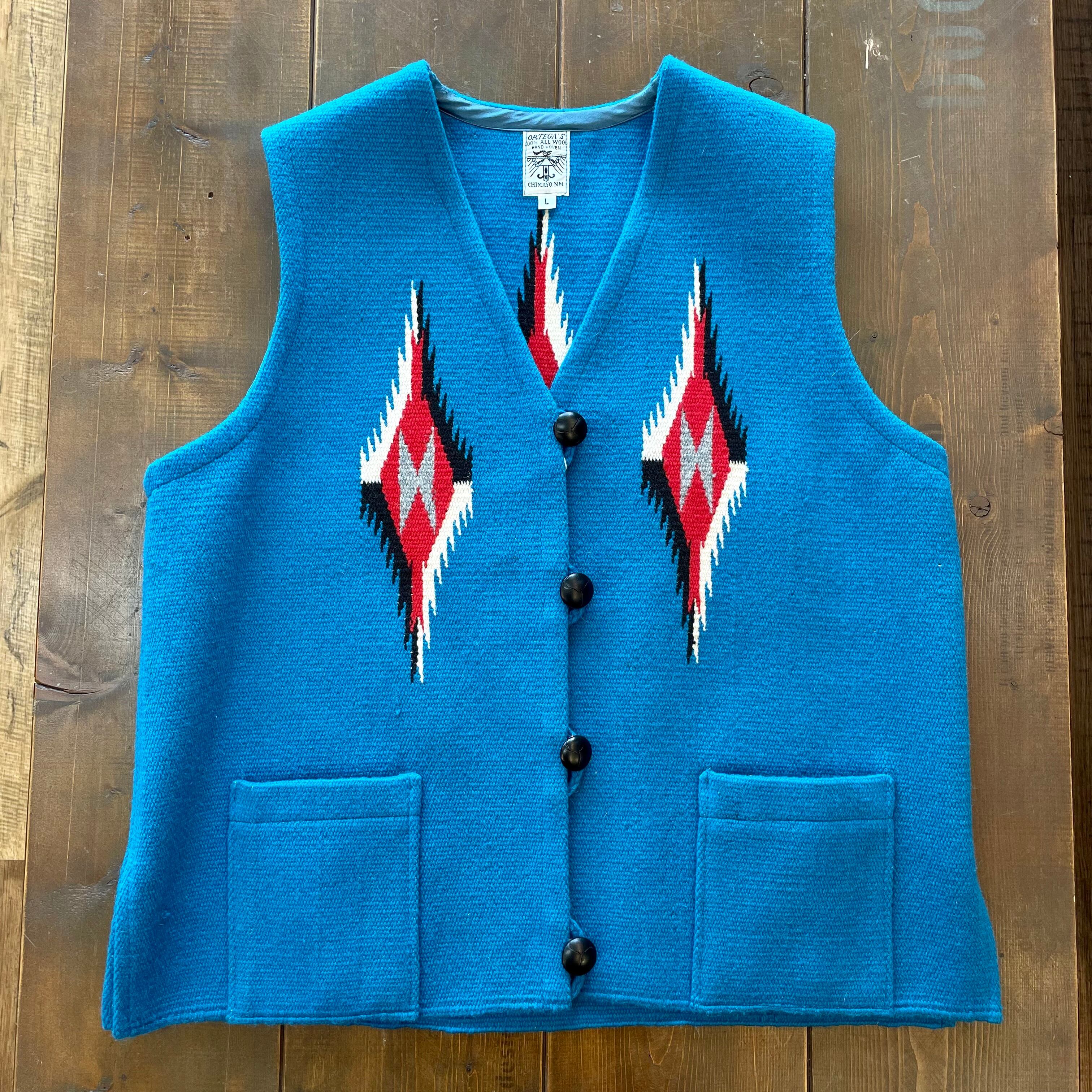 ORTEGA'S CHIMAYO VESTオルテガ ソリッドチマヨベスト36無地 オルテガ(ORTEGA'S) CHIMAYO VEST LONG SELINA GRAY【46