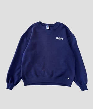 -Russell Athletic- Vintage 90s L Daiwa Crew Neck Sweat made in USA