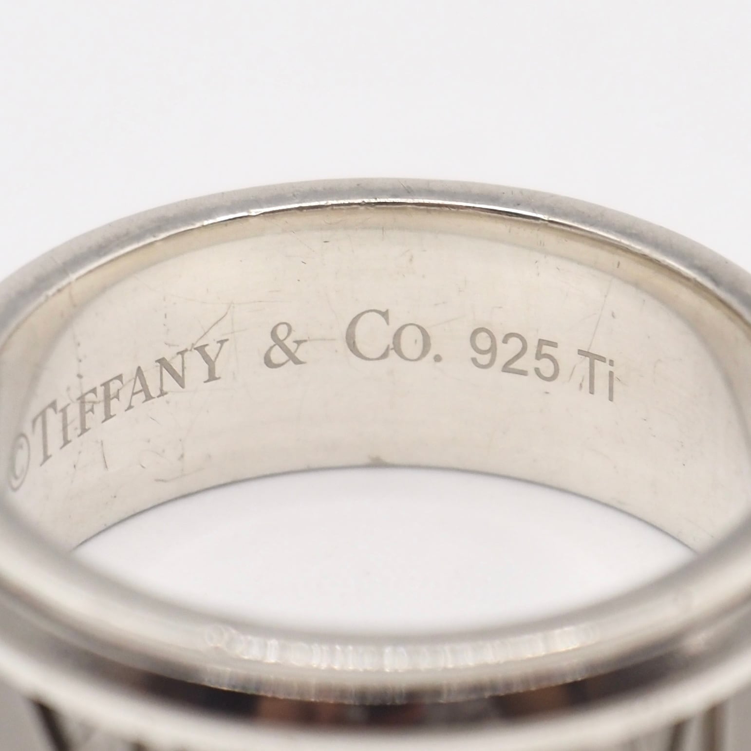Tiffany&Co. 約23号 アトラスリング シルバー925 チタン ティファニー