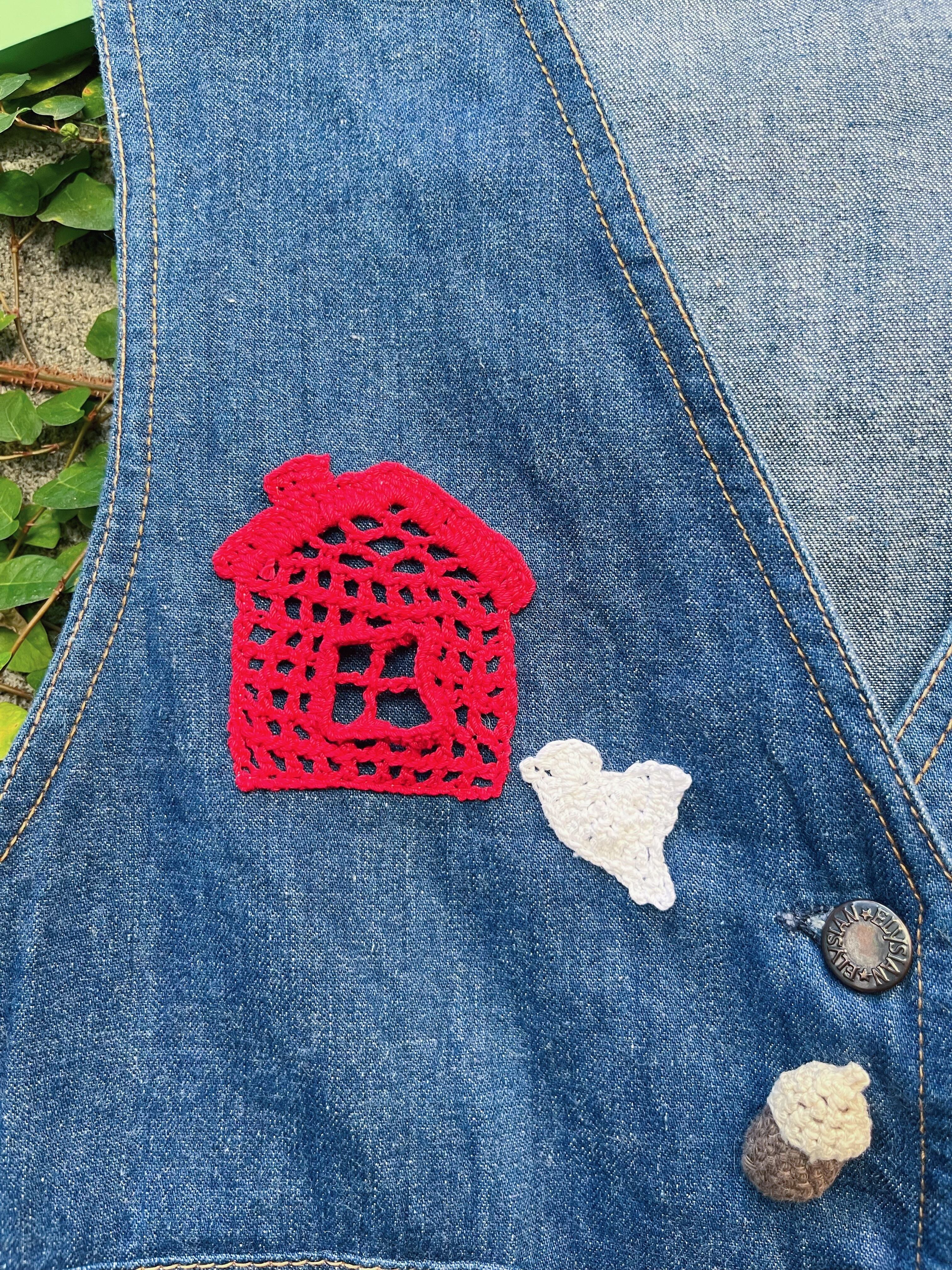 remake ✂︎ acorn button denim vest
