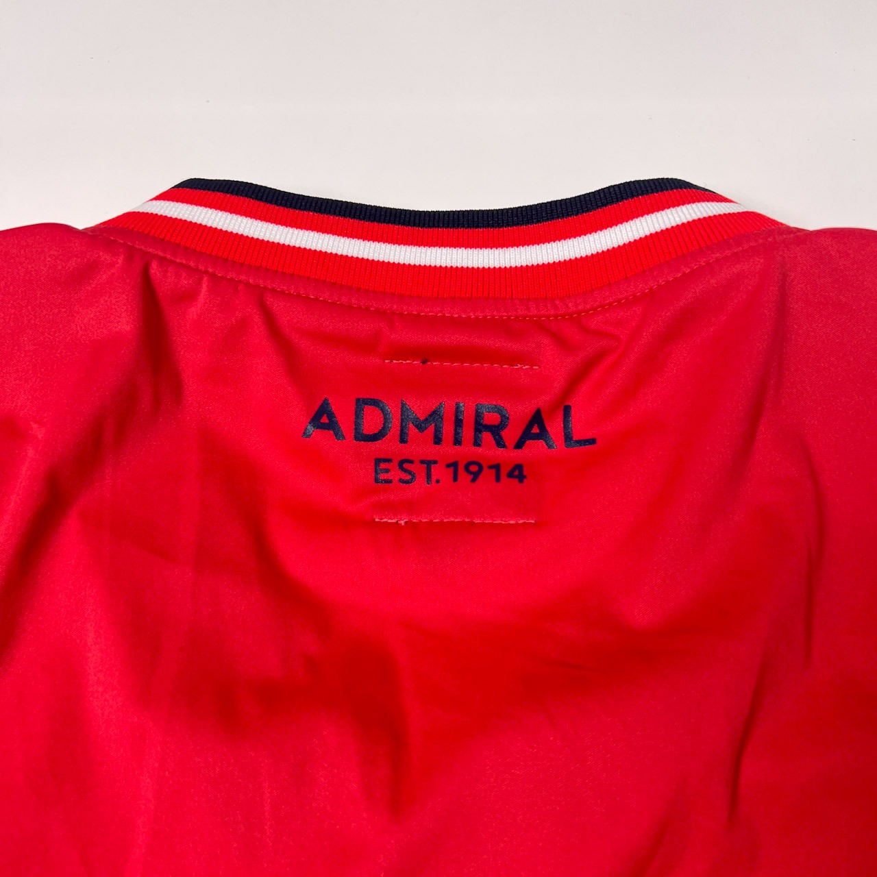 Admiral アドミラル ゴルフ 裾ジップ Vネック プルオーバー M/レッド/薄手