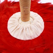 フラダンス ウリウリ マラカス 小物 レッド系 楽器 分離型 赤 黄 茶 白 緑 羽根 ケース セット ケース付き 鮮やか 舞台 イベント ステージ 民族舞踏  ダンス小物 ラウアエ柄 プルメリア柄 花柄 イエロー系 ブラウン系 グリーン系 ホワイト系