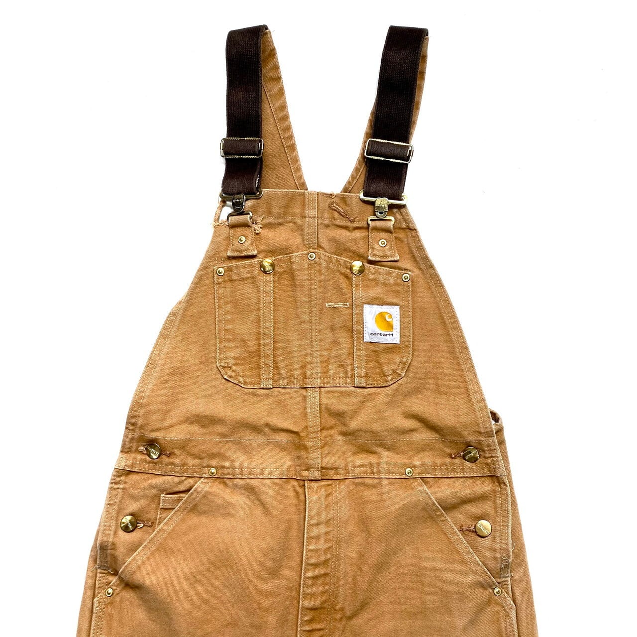 90年代 Carhartt カーハート ダック地 ダブルニー オーバーオール ...