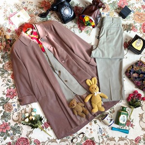 90's vintage faux suede coat