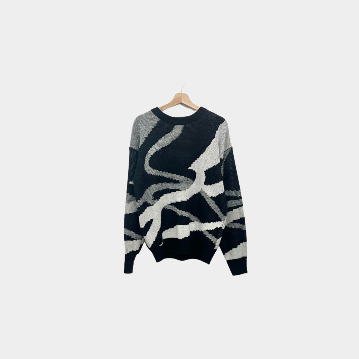 design pattern knit sweater | Hype
