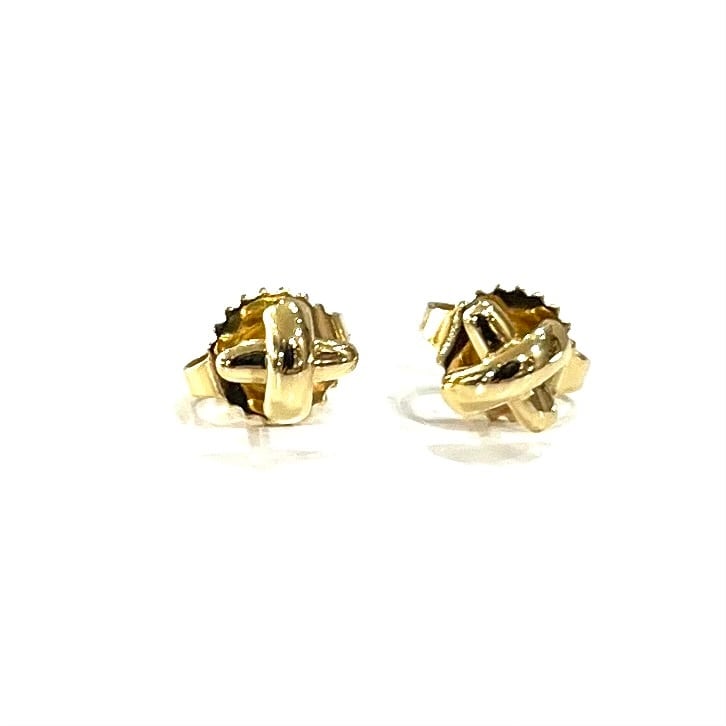 TIFFANY & Co.】【18k 750】2894 ティファニー クロスステッチ ピアス