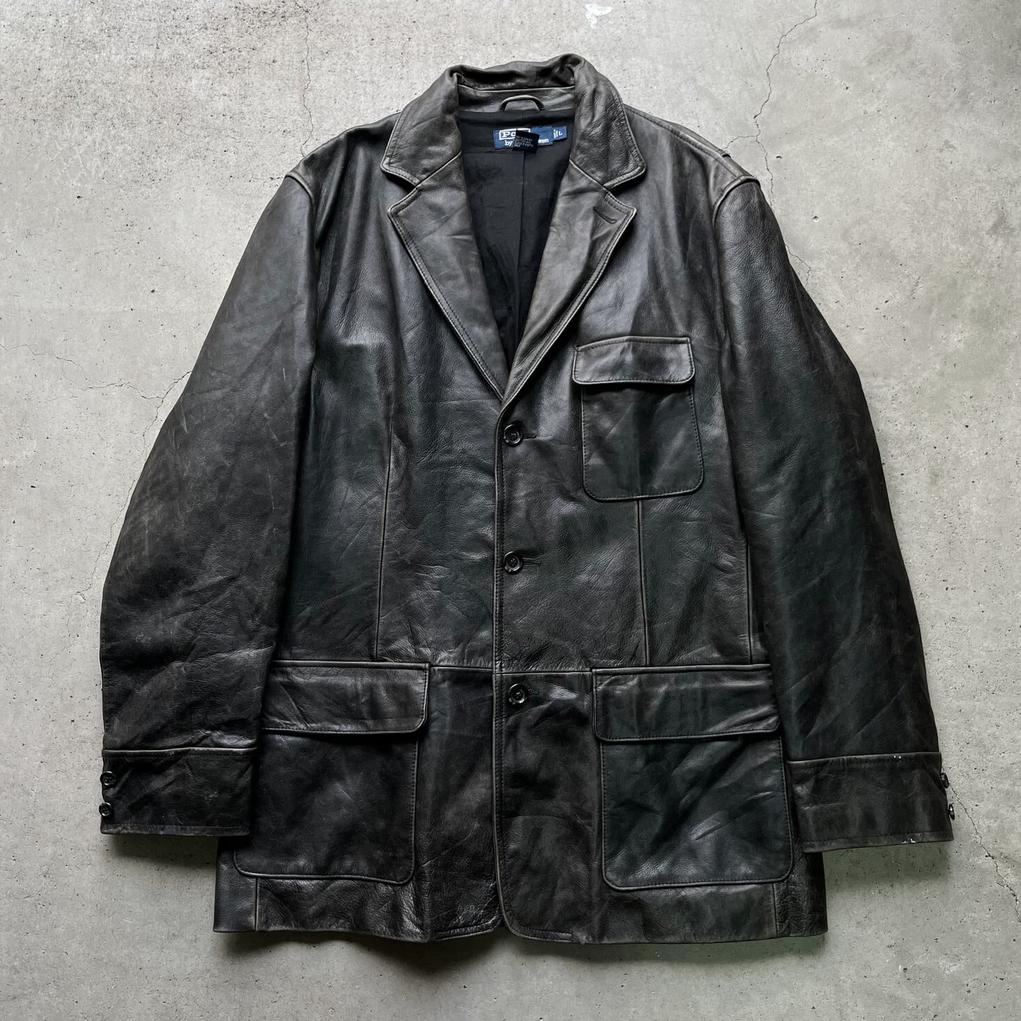 90年代 Polo by Ralph Lauren ポロバイラルフローレン レザー  