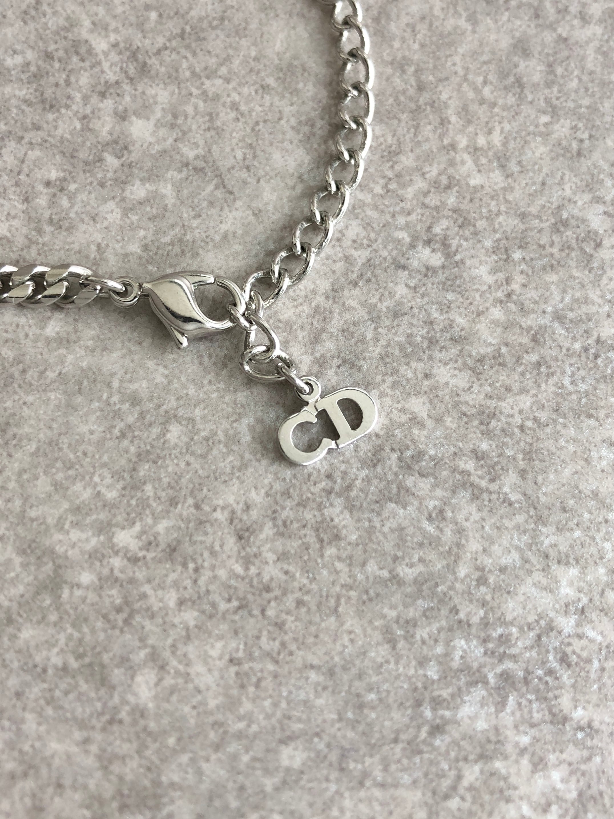 Christian Dior クリスチャン ディオール ブレスレット シルバー CD