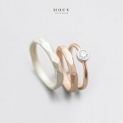 事例|結婚指輪・婚約指輪 3本セット