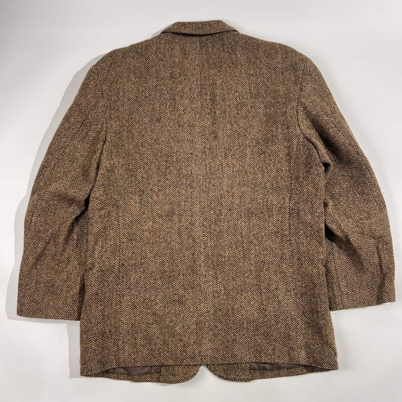 PAPAS パパス × Harris Tweed ハリスツイード くるみボタン ウール