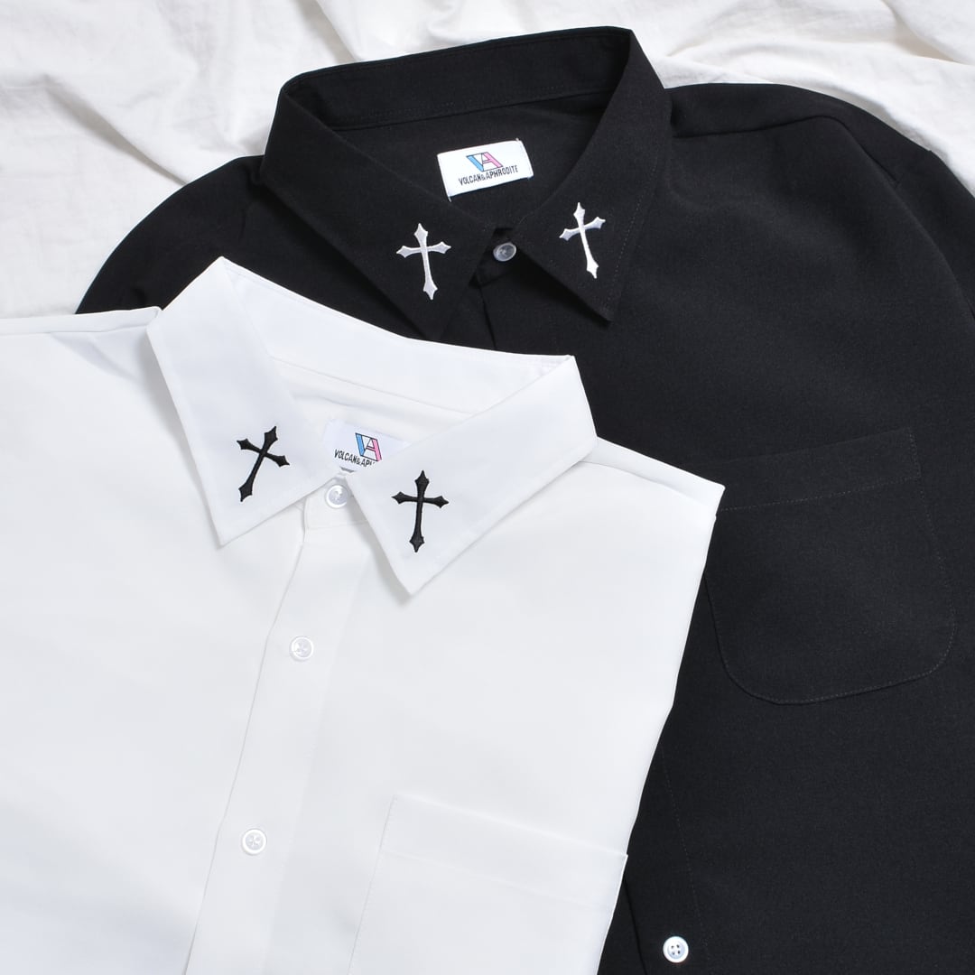 12/19 完売WHITE再入荷！】クロスシンプルシャツ | VOLCAN&APHRODITE