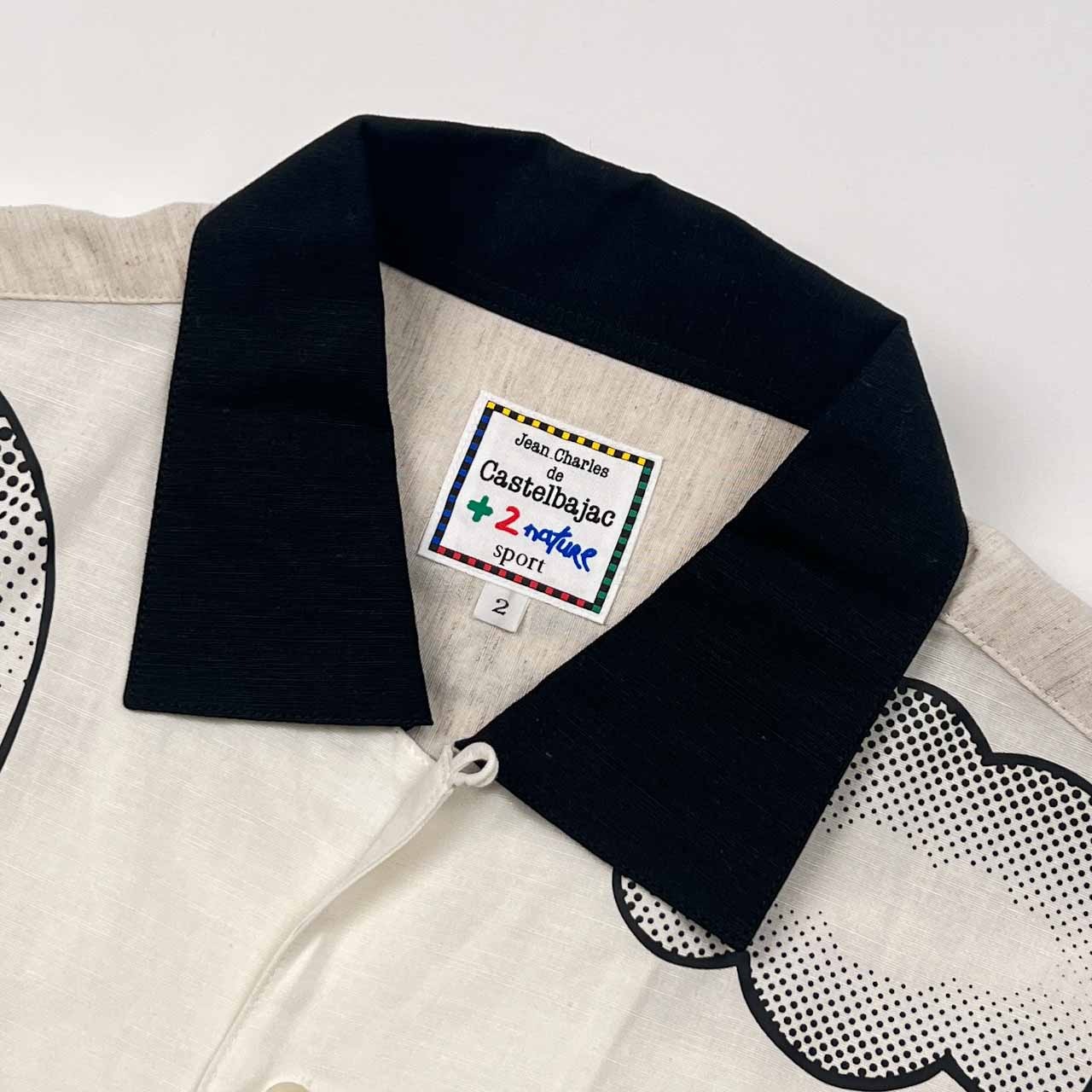 Jean Charles de Castelbajac +2 Nature Sportカステルバジャック キャラデザイン 半袖シャツ 2/マルチ メンズ ゴルフ