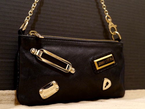 レア★JIMMYCHOO ジミーチュウ チェーン ミニショルダー バッグ★クラッチポーチ