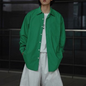 Oversized box silhouette shirt 0469