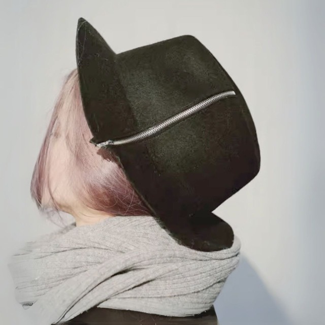 Fluffy bucket hat C0739