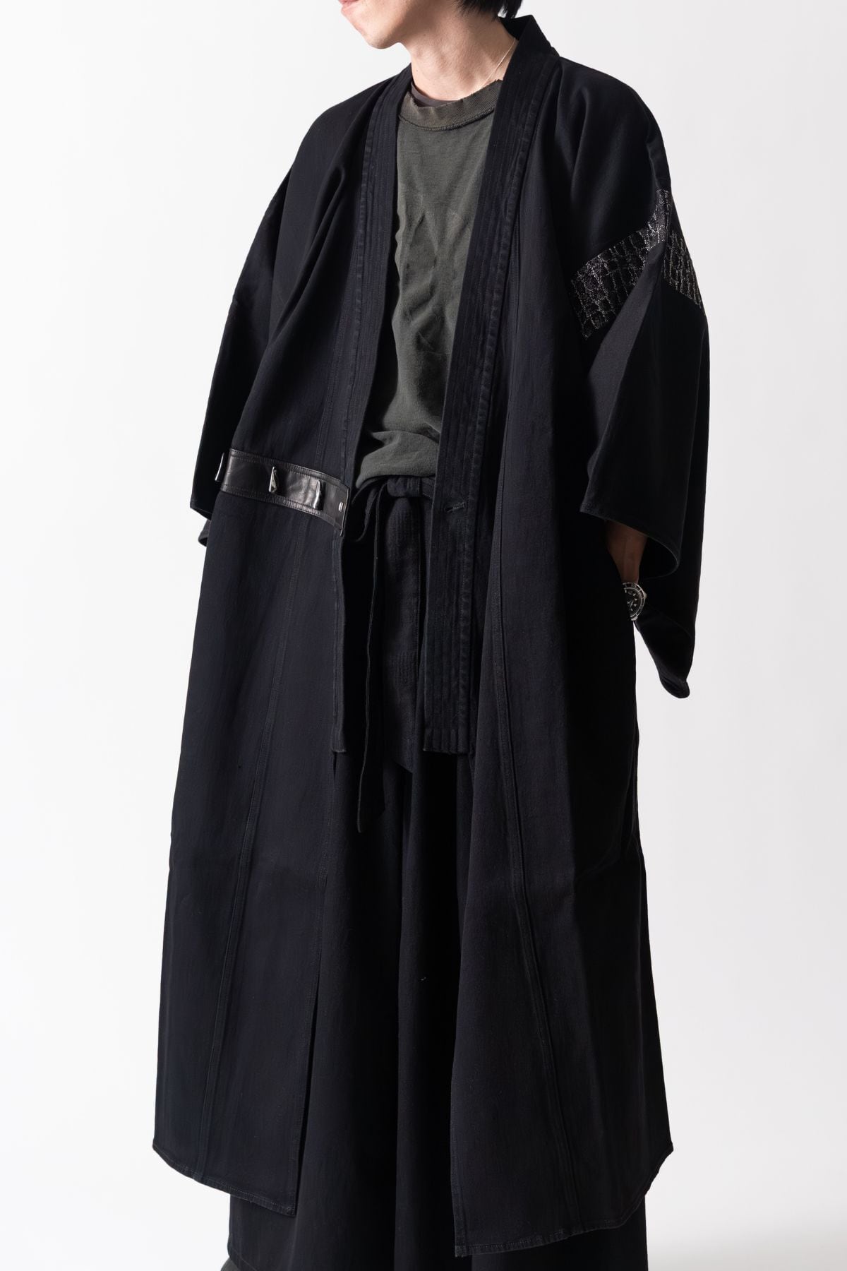 数量限定｜残りわずか】BLACK KIMONO HAORI COAT ― 岡山ブラックデニム