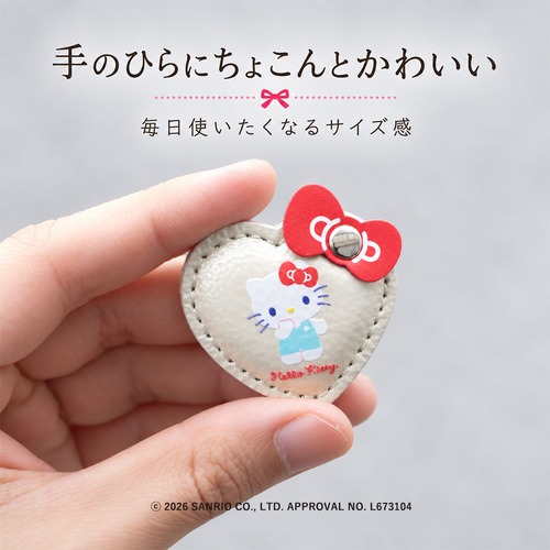 ハローキティ マグネット ハート 本革 日本製 全5色 サンリオ ラメ キラキラ 立体リボン 冷蔵庫 磁石 キティちゃん キャラクター グッズ Hello Kitty 商品画像 9