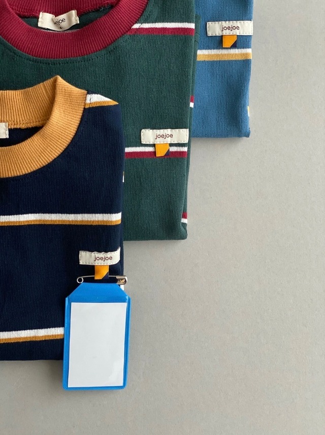 【予約】joejoe / stripe long T