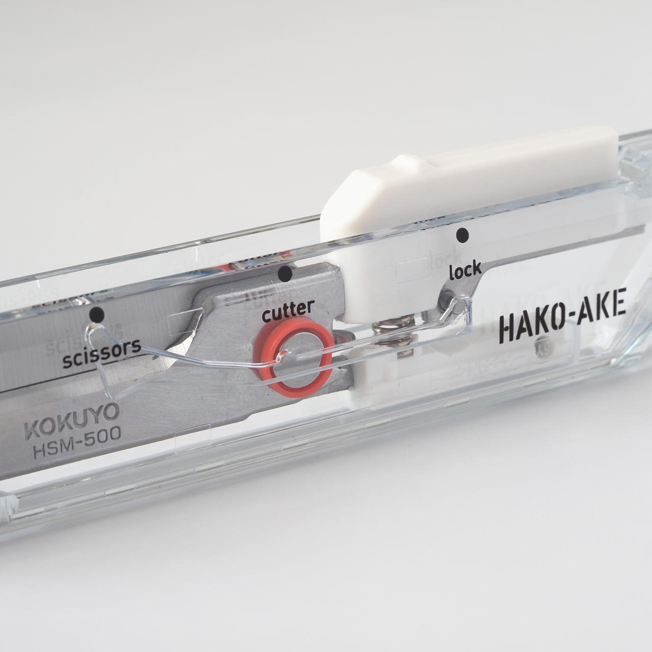 KOKUYO TRANSPARENT MECHANISM 2way携帯ハサミ ハコアケ
