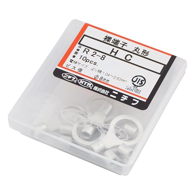 ニチフ端子工業 銅線用裸圧着端子(丸型) 10個入 HC R-2-8 | PAY ID