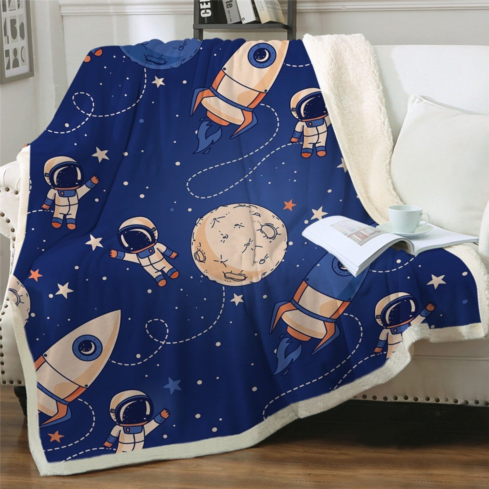 inperf ブランケット　宇宙飛行士 宇宙飛行士＆スペースシャトルブランケット | space products