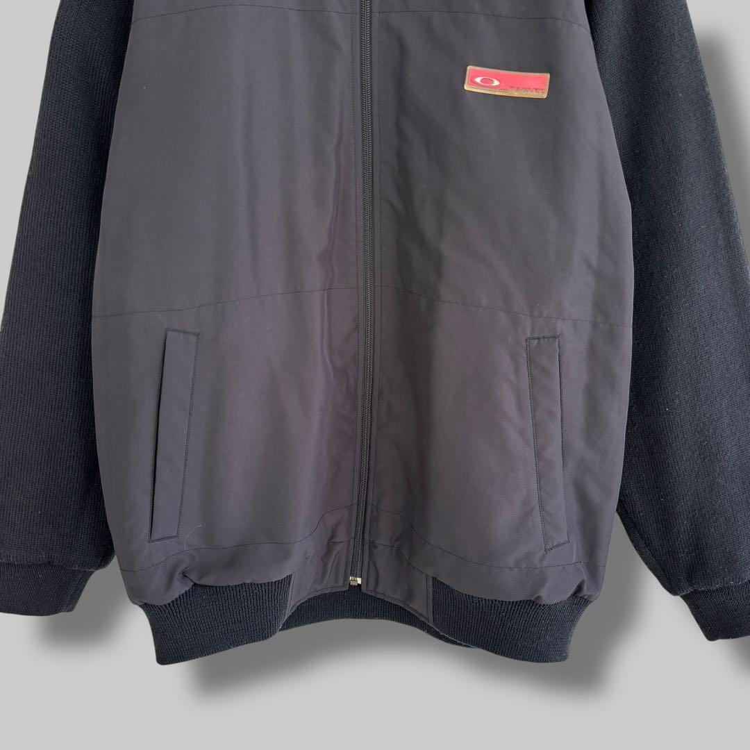 90s OAKLEY リバーシブル キルティング ジャケット 赤タグ テック系