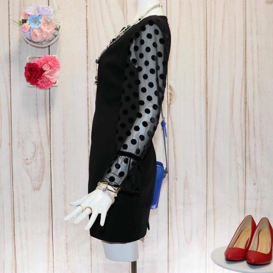 美品✨エムズグレイシー ポルカドット ロール襟 ワンピース 水玉 美品✨エムズグレイシー ポルカドット ロール襟 ワンピース 水玉
