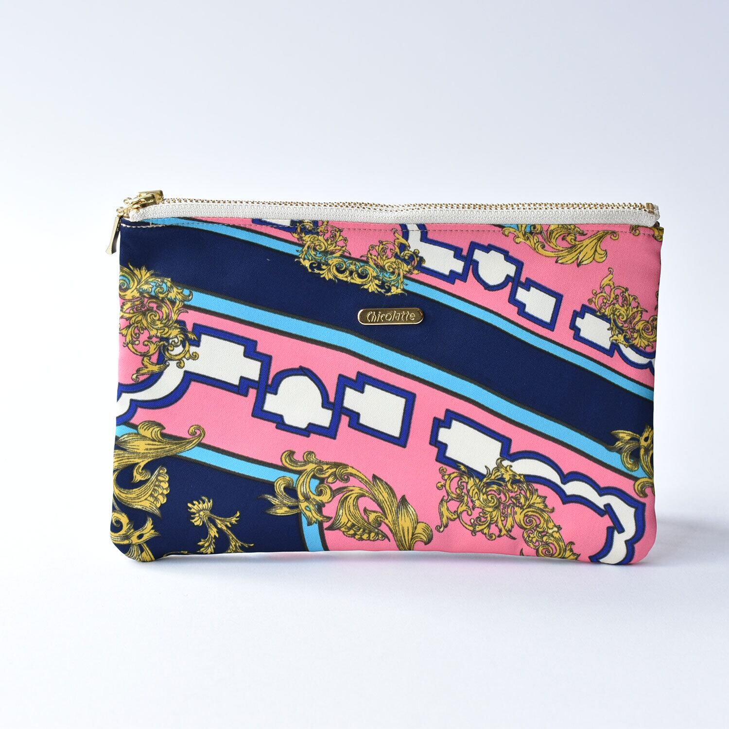 W ZIP POUCH（ダブルジップポーチ） | Chicolatte | チコラッテ
