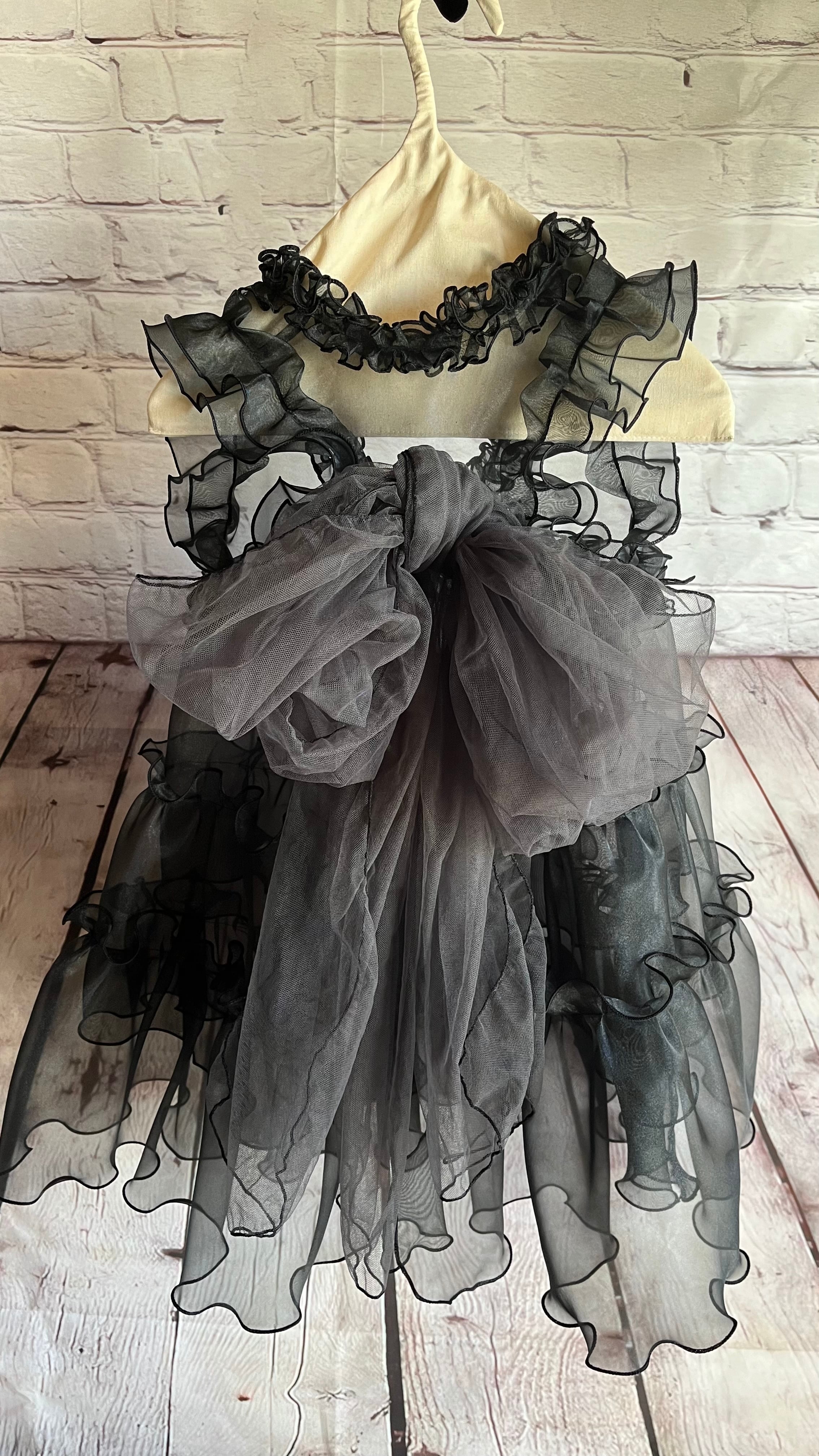 七五三用被布 黒い被布 オーガンジー | cocoawaffle