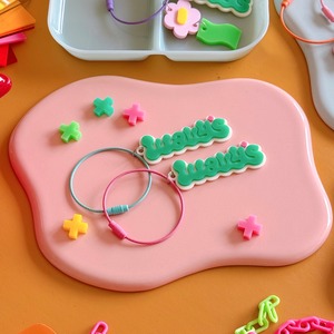 wavys logo key ring