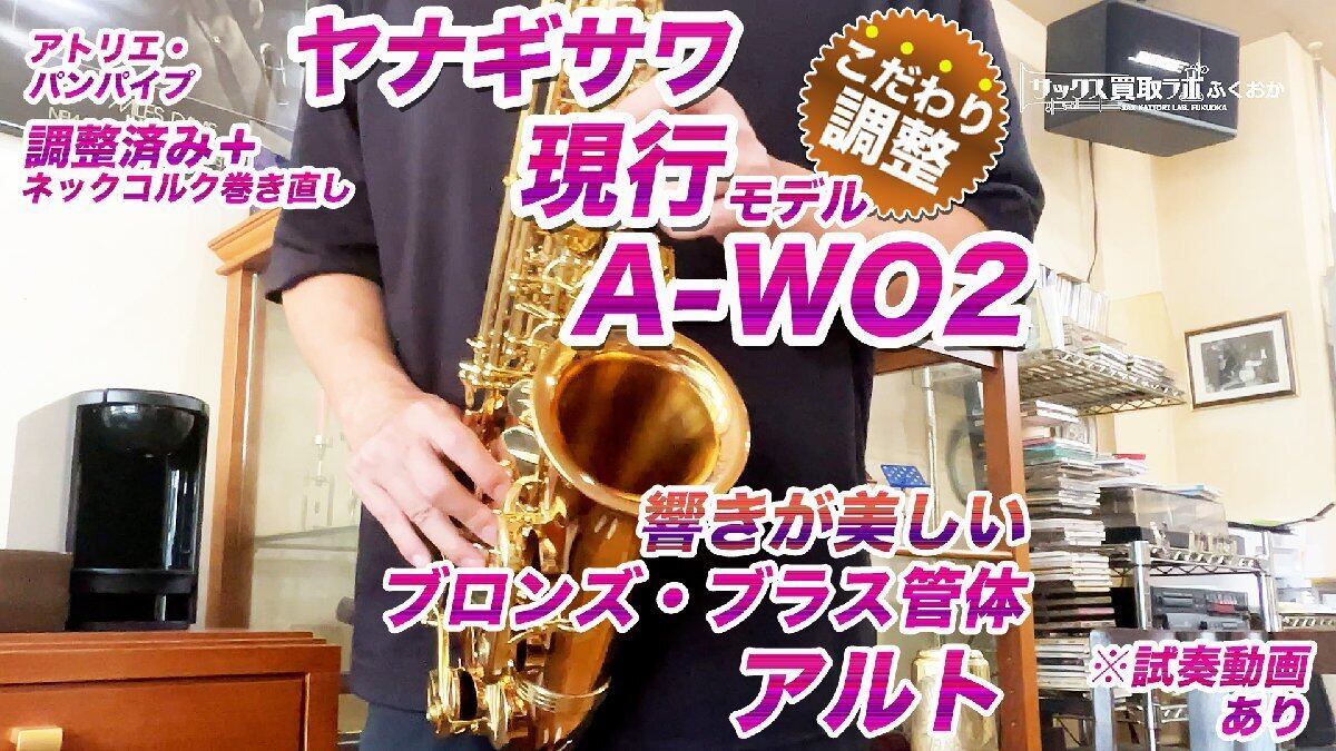 YANAGISAWA A-WO2【調整済】ヤナギサワ 中古 アルトサックス ブロンズ