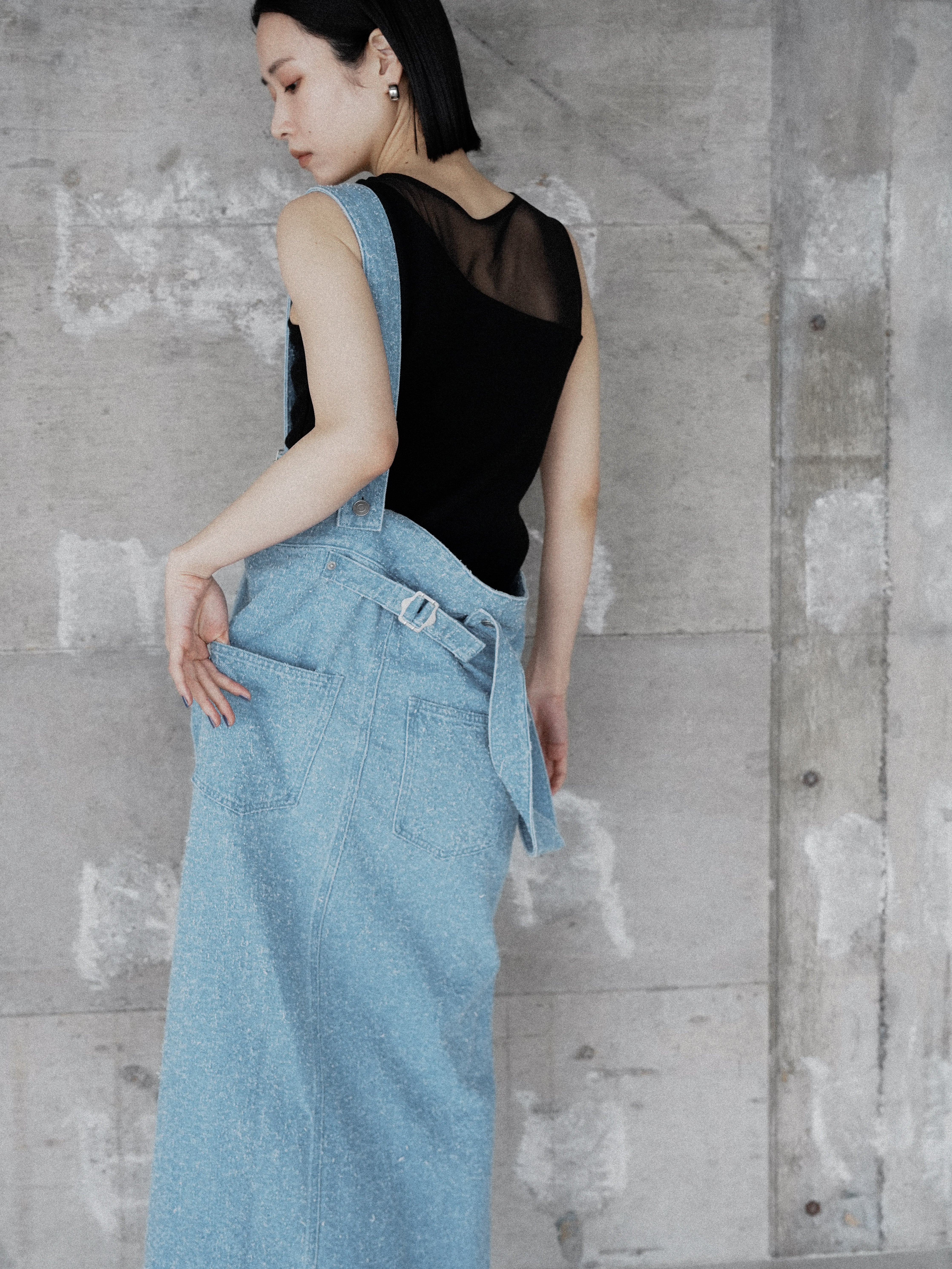 nep denim salopette skirt | Katrin TOKYO