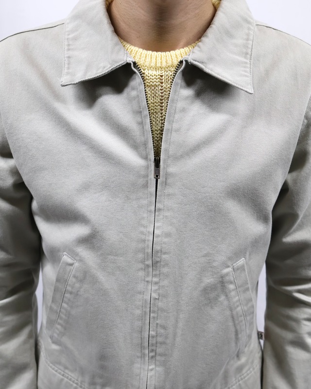 minimal cotton drizzler jacket