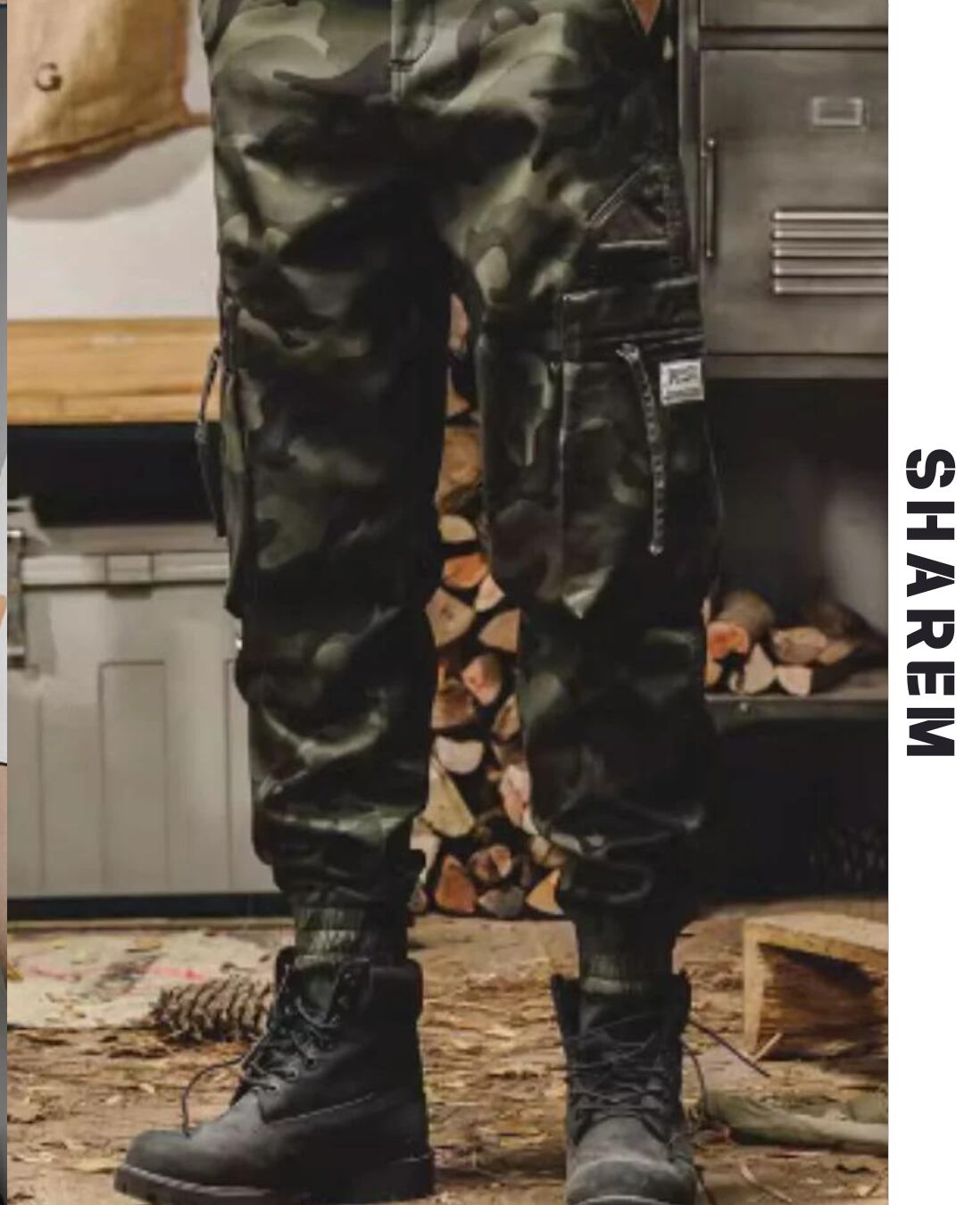 Heavyweight Camouflage Pants B0289
