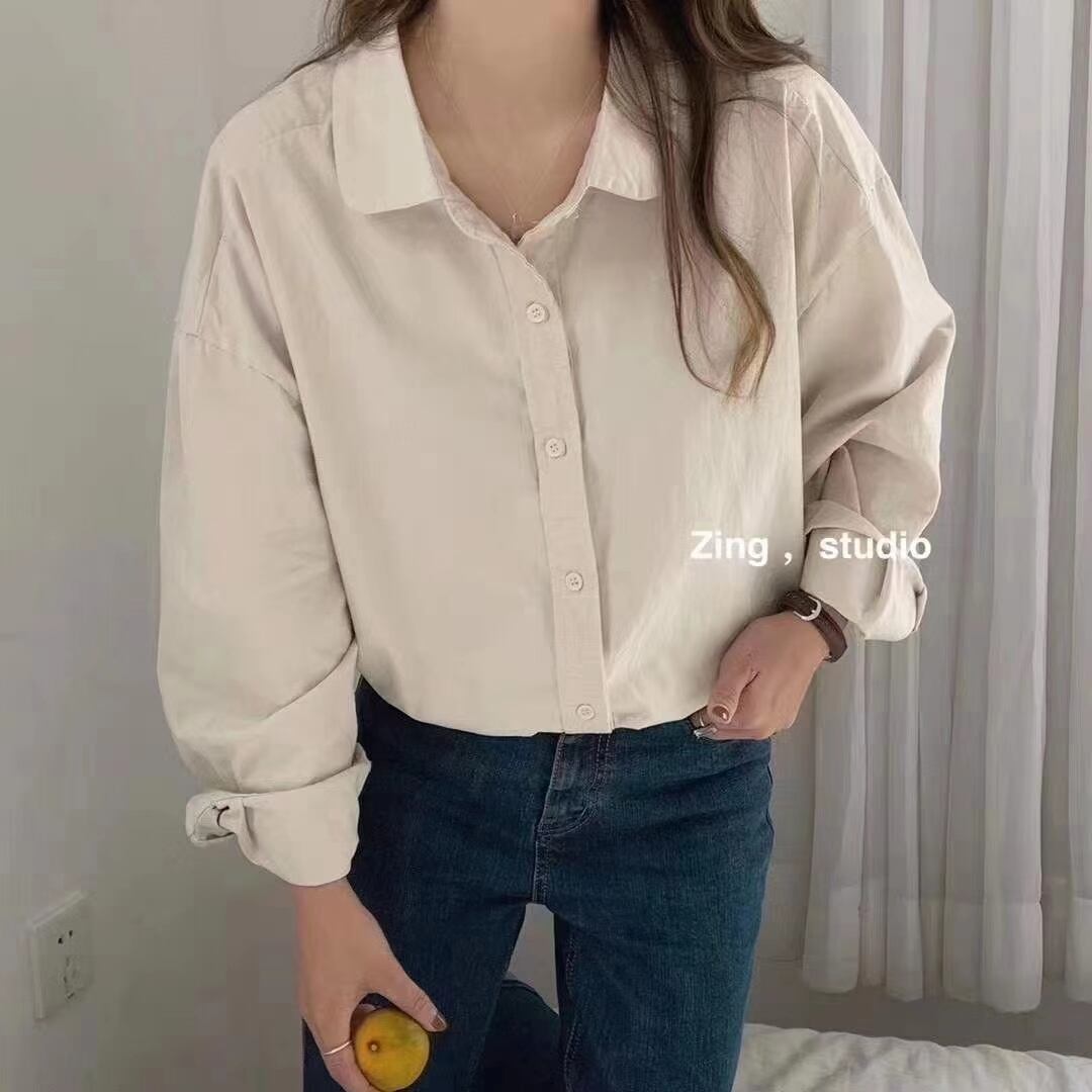 ラウンドカラーオーバーシャツ　AJ2205-D17　　