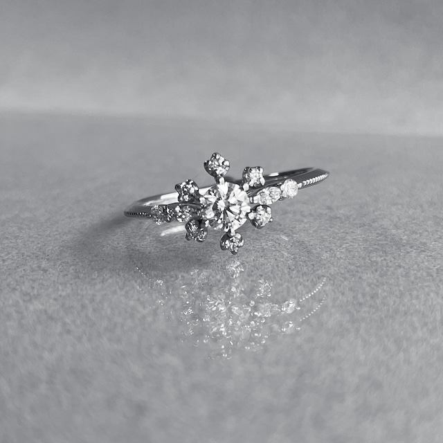 Diamond Bouquet Ring with 3EX H&C Diamond