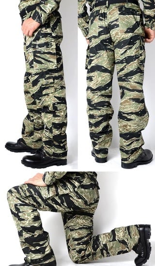 SESSLER（セスラ） TIGER STRIPE PANTS black tigerタイガーストライプ