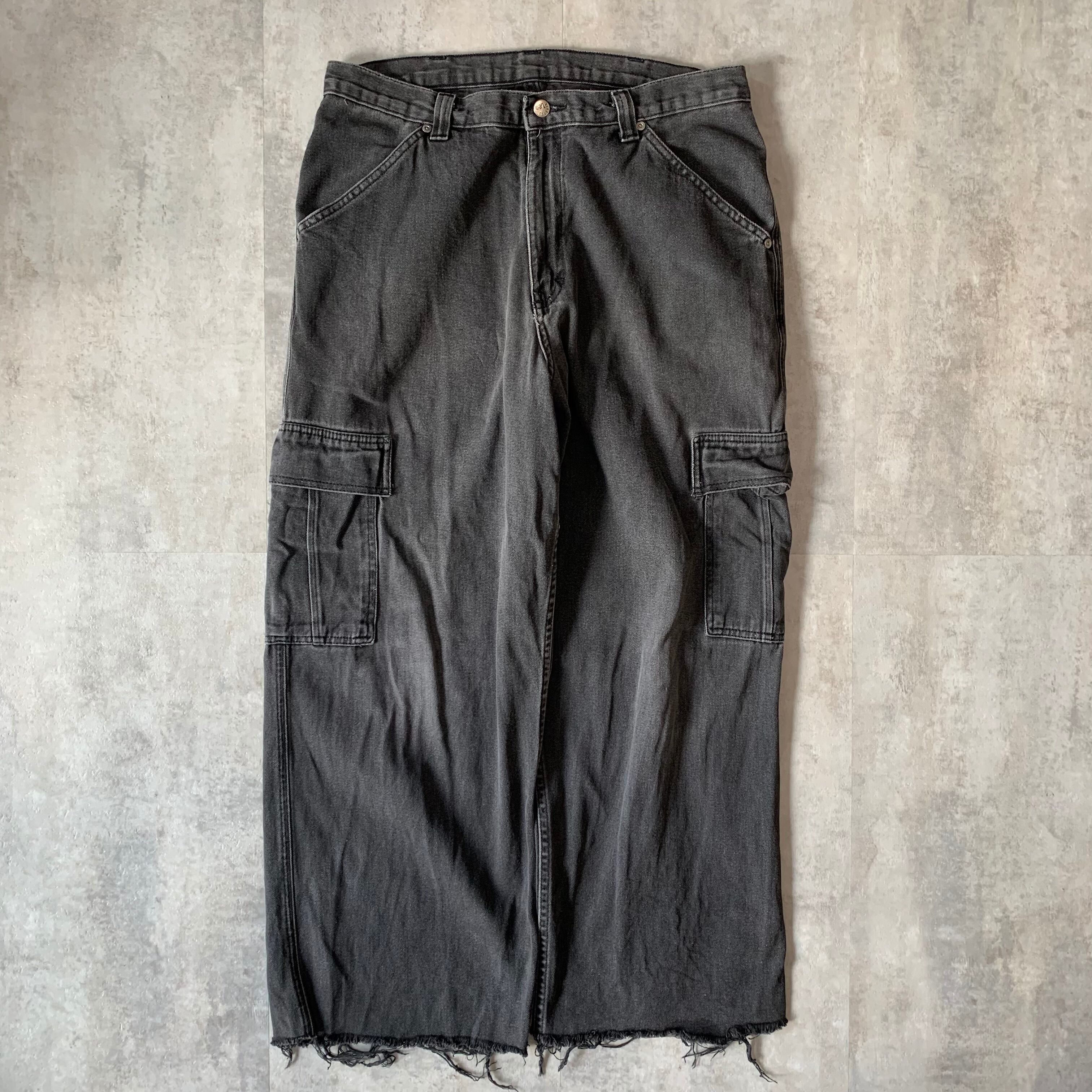 LEE リー スミクロ カットオフ ブラックデニム