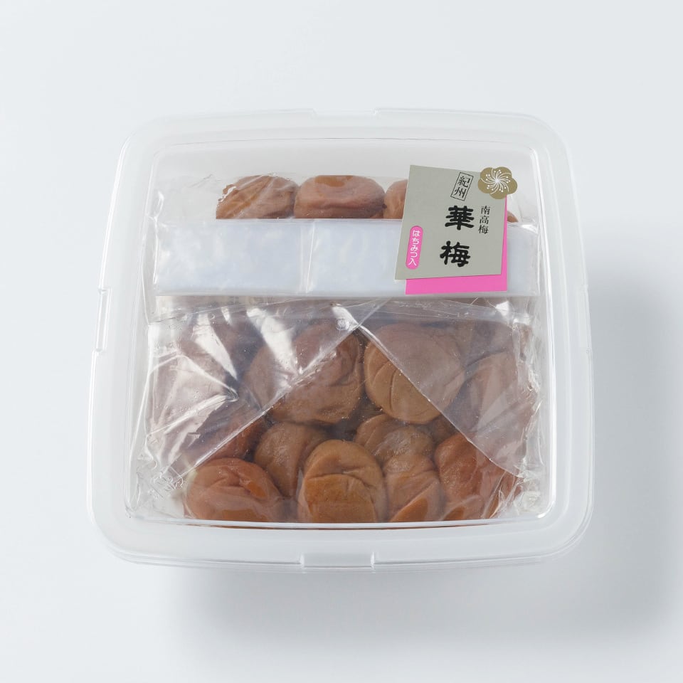 華梅 はちみつ入 (塩分約8%) 600g | 梅のこさき｜紀州南高梅・お中元