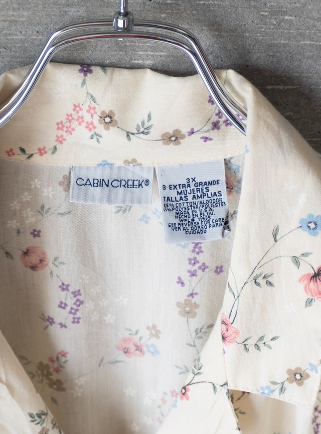 "CABIN CREEK" 1990s 3X big shirt