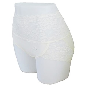 レースS～Lサイズ「オフホワイト」立体構造 綿素材