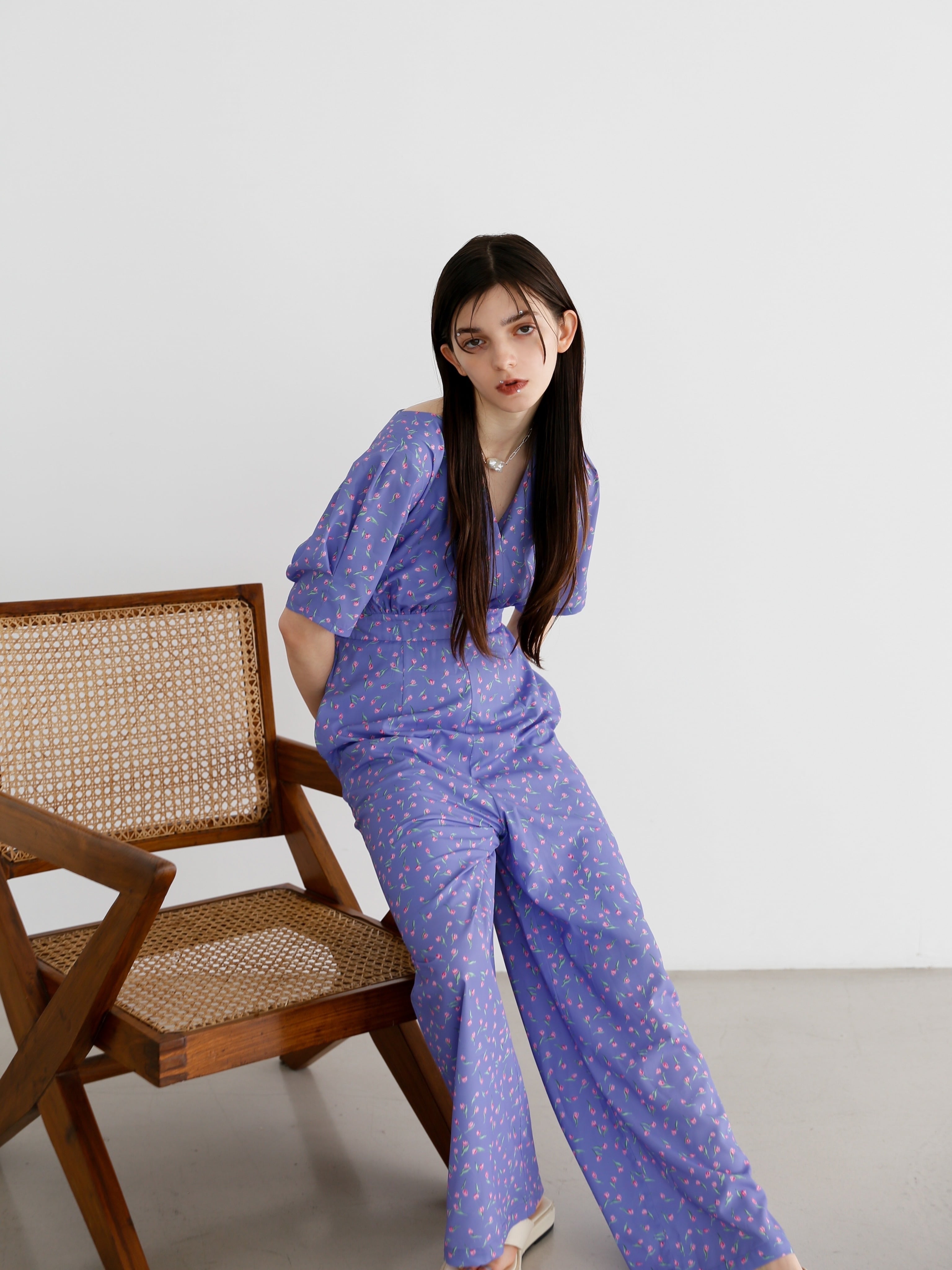 v neck all-in-one | Katrin TOKYO