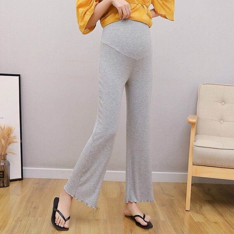 【新作】【送料無料】 6005＃春夏ソフトモーダルコットンマタニティパンツワイドレッグルーズシンパンツ妊婦弾性ウエスト腹妊娠 エラスティック 伸縮 スプリング 春物 サマー 夏物 ワイドパンツ AL expec425428750630