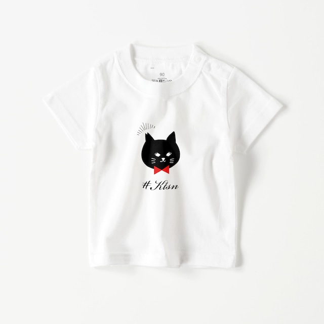 #KTSN×kaco 黒猫ベビーＴシャツ